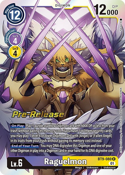 Raguelmon [BT9-080] [X Record Pre-Release Promos] | Enigma On Main