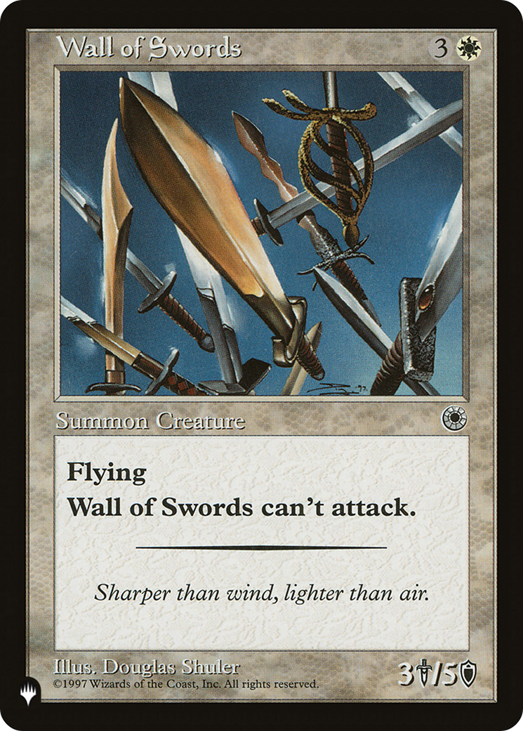 Wall of Swords [The List Reprints] | Enigma On Main