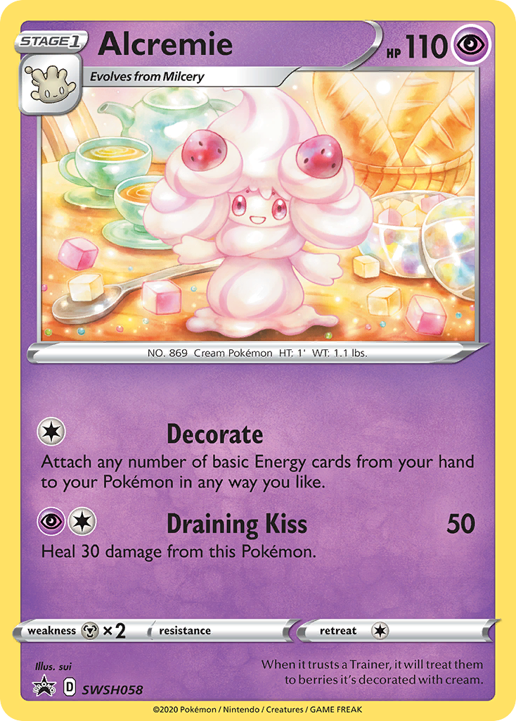 Alcremie (SWSH058) [Sword & Shield: Black Star Promos] | Enigma On Main