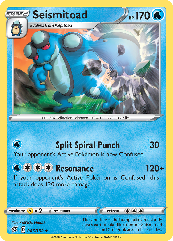 Seismitoad (046/192) [Sword & Shield: Rebel Clash] | Enigma On Main