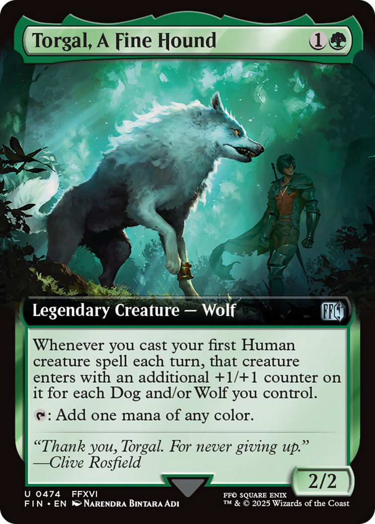 Torgal, A Fine Hound (Extended Art) [FINAL FANTASY] | Enigma On Main