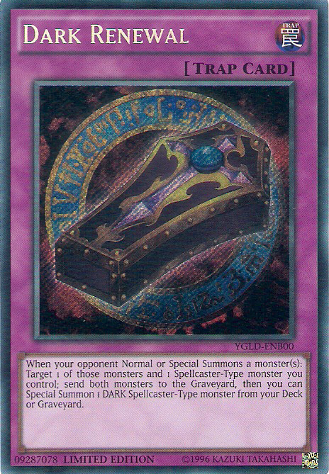 Dark Renewal [YGLD-ENB00] Secret Rare | Enigma On Main