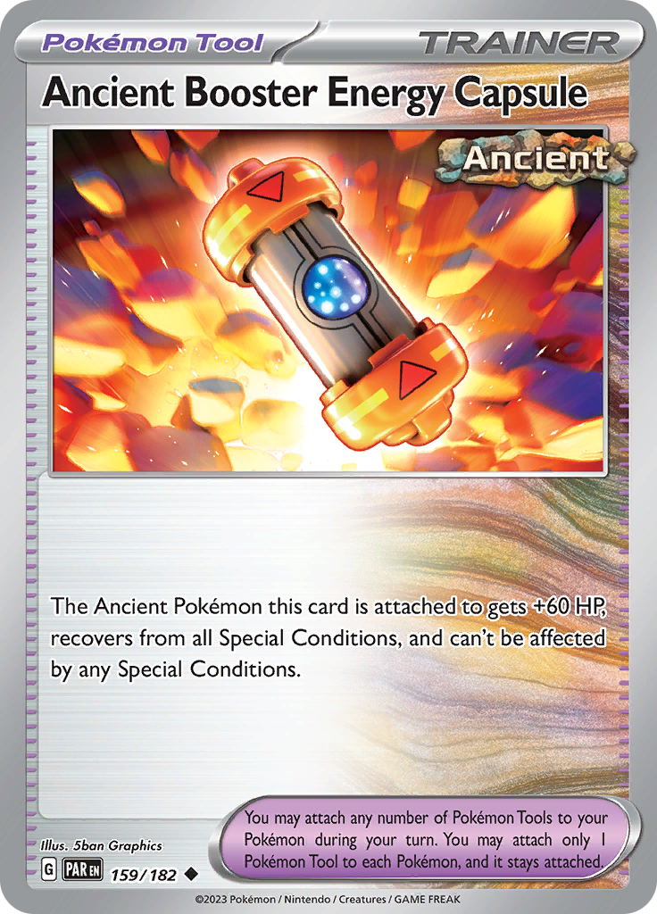 Ancient Booster Energy Capsule (159/182) [Scarlet & Violet: Paradox Rift] | Enigma On Main