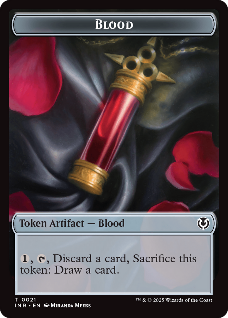 Zombie (0010) // Blood Double-Sided Token [Innistrad Remastered Tokens] | Enigma On Main