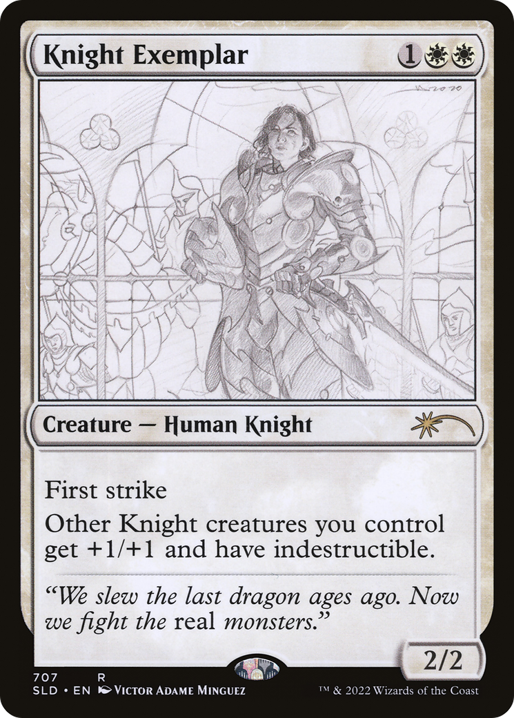 Knight Exemplar (707) [Secret Lair Drop Series] | Enigma On Main