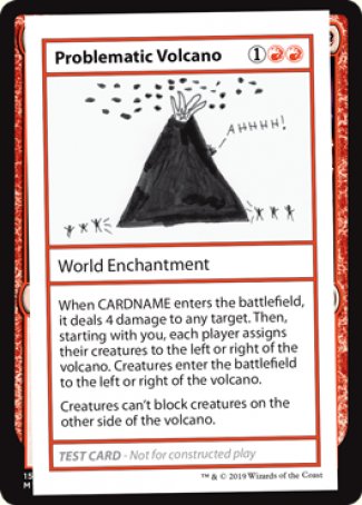 Problematic Volcano (2021 Edition) [Mystery Booster Playtest Cards] | Enigma On Main