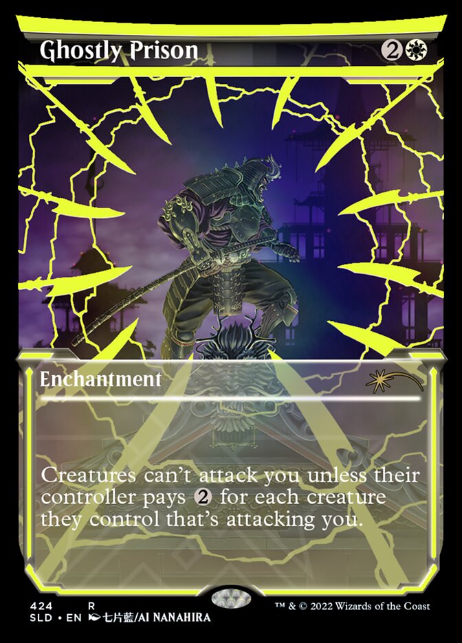 Ghostly Prison (Neon Ink Yellow) [Secret Lair Drop Series] | Enigma On Main