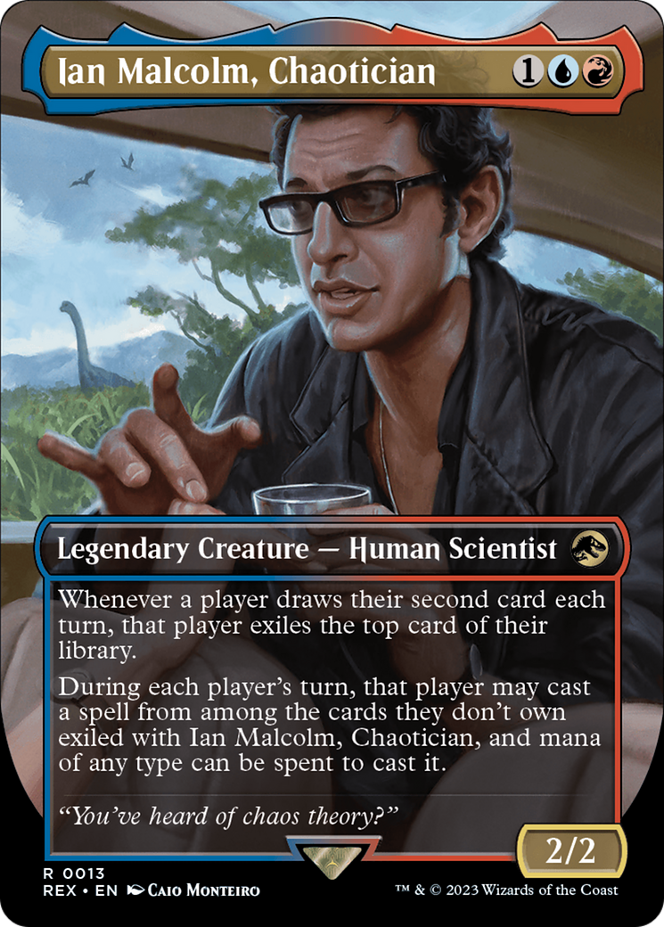 Ian Malcolm, Chaotician (Borderless) [Jurassic World Collection] | Enigma On Main