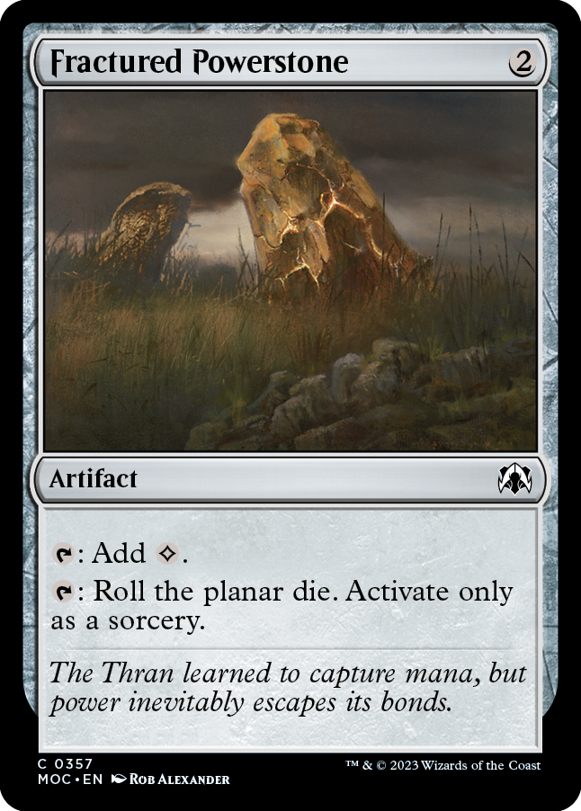 Fractured Powerstone [March of the Machine Commander] | Enigma On Main