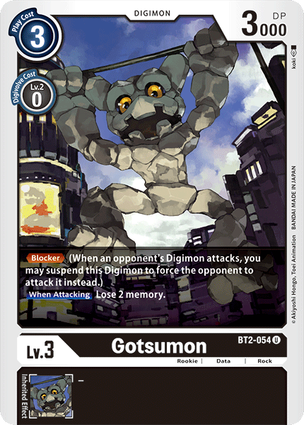 Gotsumon [BT2-054] [Release Special Booster Ver.1.0] | Enigma On Main