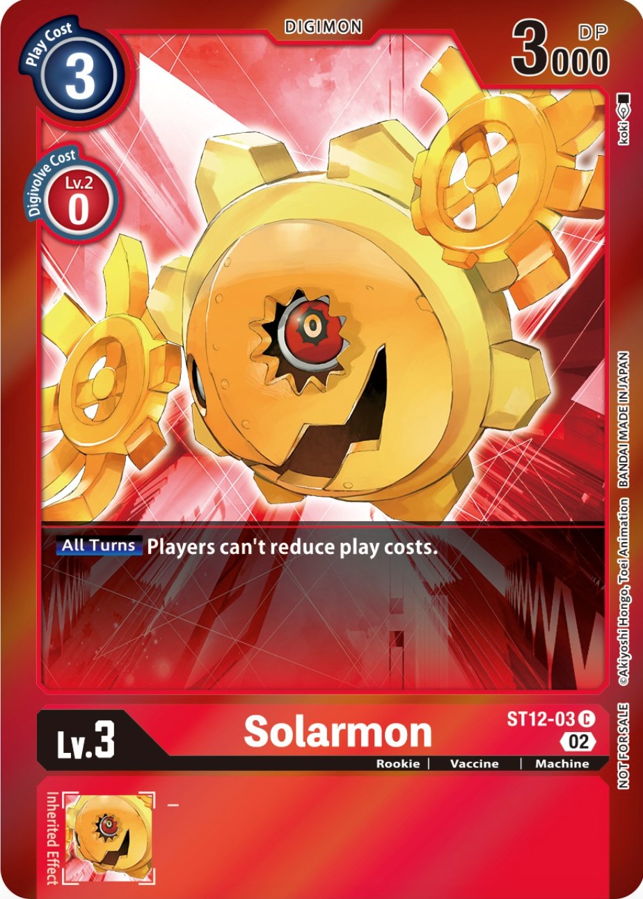 Solarmon [ST12-03] (Event Pack 4) [Starter Deck: Jesmon Promos] | Enigma On Main