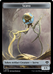 Servo // Elf Druid Double-Sided Token [Commander Masters Tokens] | Enigma On Main