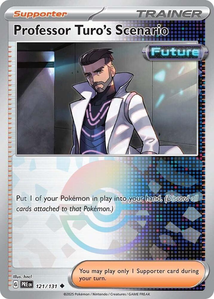 Professor Turo's Scenario (121/131) (Poke Ball Pattern) [Scarlet & Violet: Prismatic Evolutions] | Enigma On Main