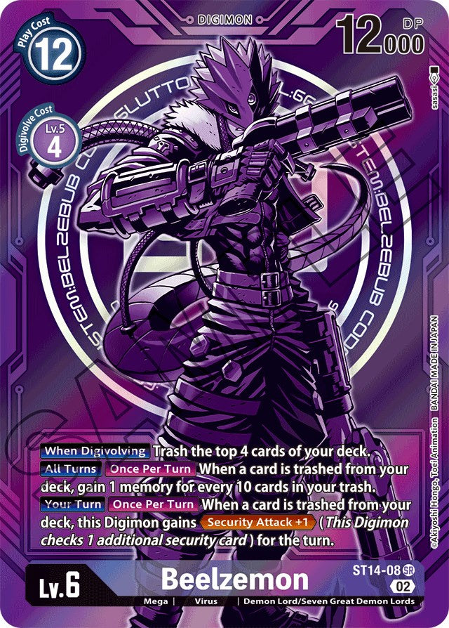 Beelzemon [ST14-08] (Alternate Art) [Starter Deck: Beelzemon Advanced Deck Set] | Enigma On Main