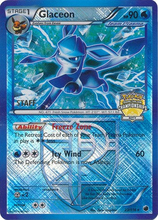 Glaceon (023/116) (City Championships) (Staff) [League & Championship Cards] | Enigma On Main