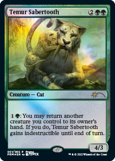 Temur Sabertooth [Year of the Tiger 2022] | Enigma On Main