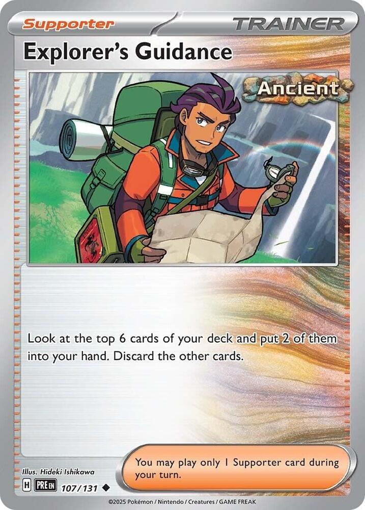 Explorer's Guidance (107/131) [Scarlet & Violet: Prismatic Evolutions] | Enigma On Main