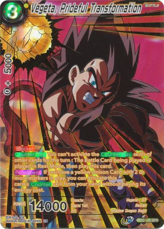 Vegeta, Prideful Transformation (SPR) (BT10-105) [Rise of the Unison Warrior 2nd Edition] | Enigma On Main