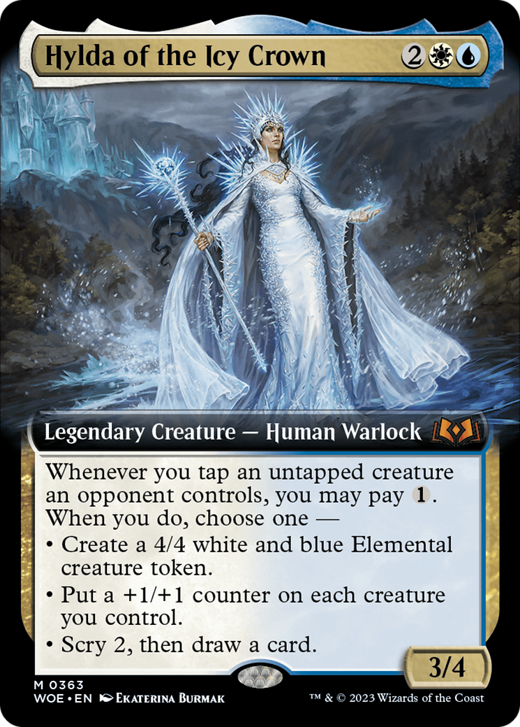 Hylda of the Icy Crown (Extended Art) [Wilds of Eldraine] | Enigma On Main