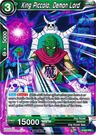 King Piccolo, Demon Lord (P-051) [Promotion Cards] | Enigma On Main