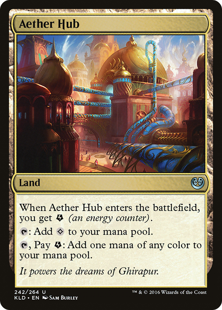 Aether Hub (Ripple Foil) [Modern Horizons 3 Commander] | Enigma On Main