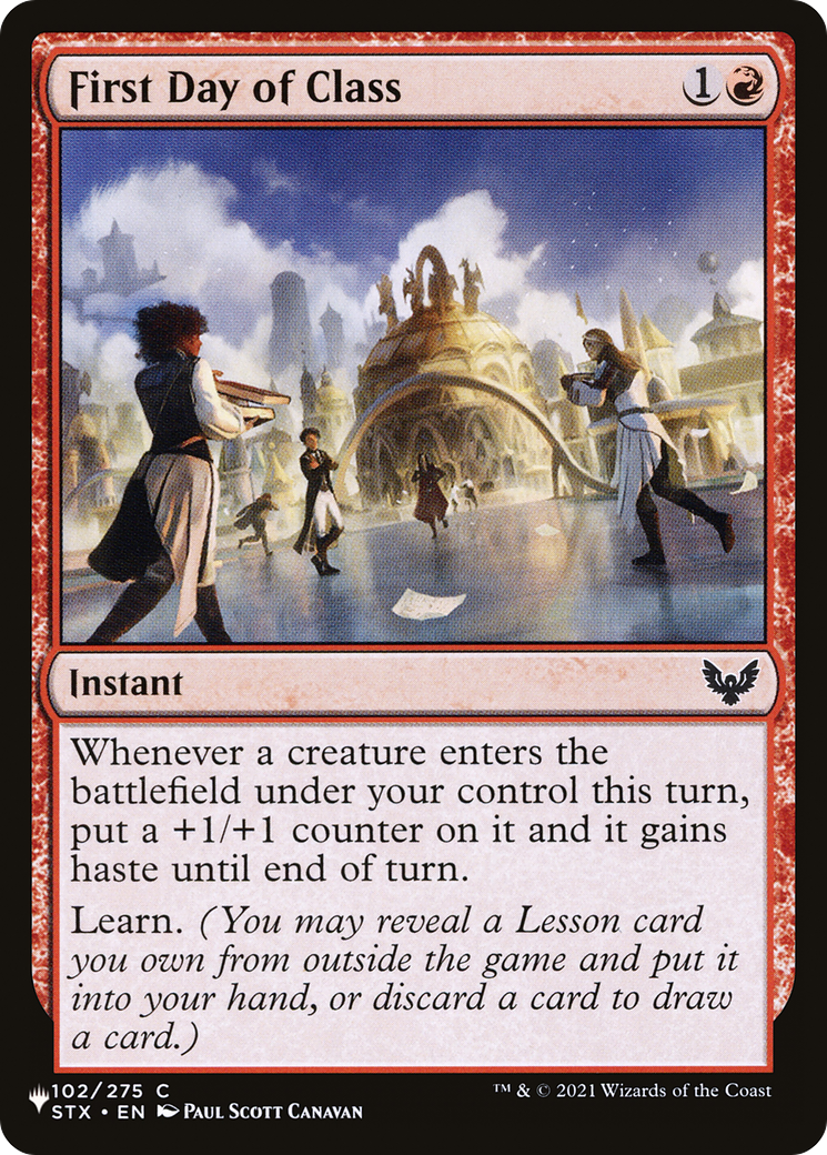 First Day of Class [The List] | Enigma On Main