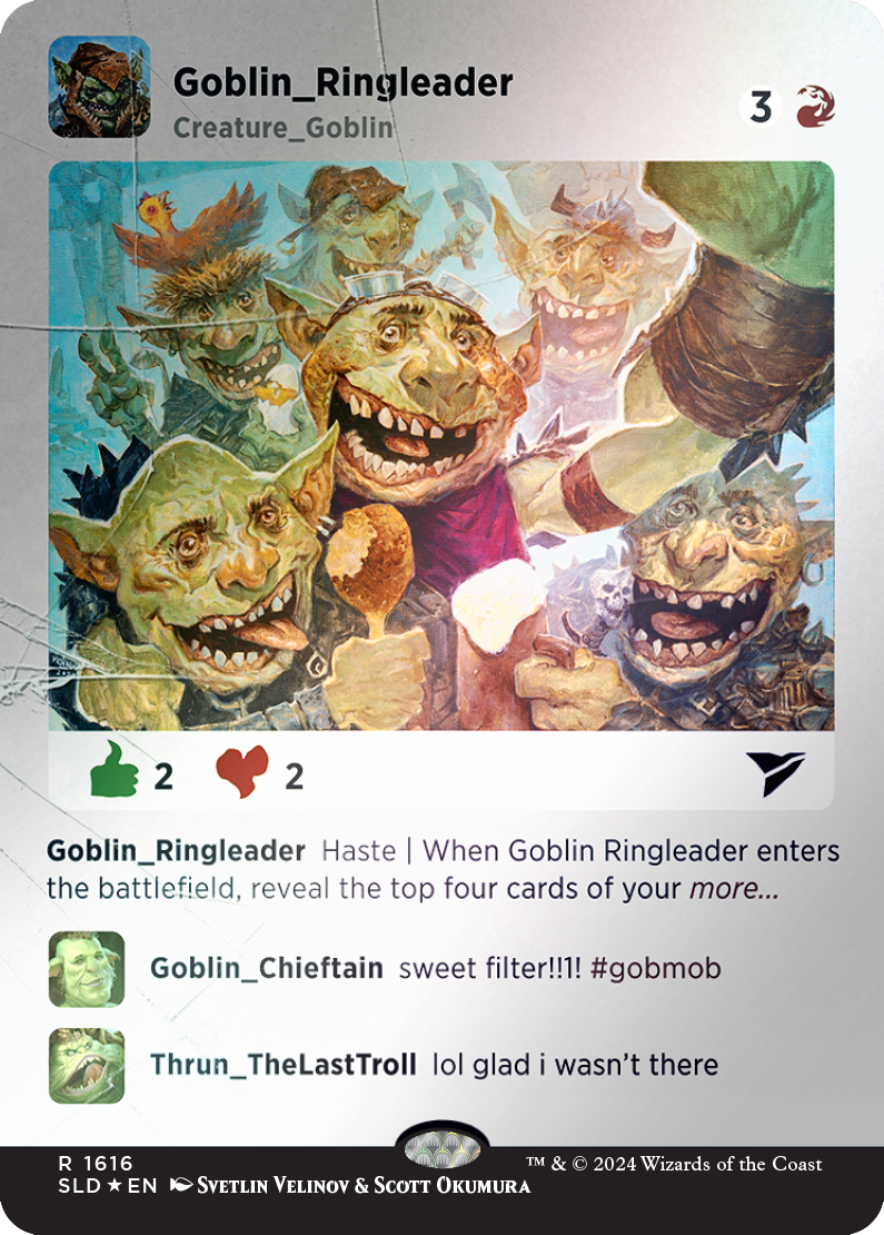 Goblin Ringleader (Rainbow Foil) [Secret Lair Drop Series] | Enigma On Main