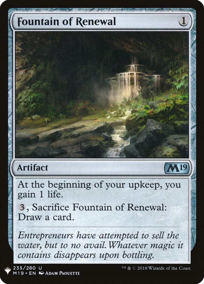 Fountain of Renewal [Mystery Booster] | Enigma On Main