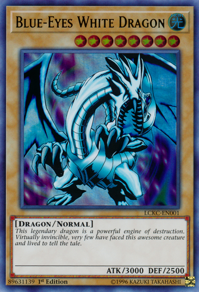 Blue-Eyes White Dragon (Version 1) [LCKC-EN001] Ultra Rare | Enigma On Main
