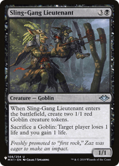 Sling-Gang Lieutenant [The List Reprints] | Enigma On Main