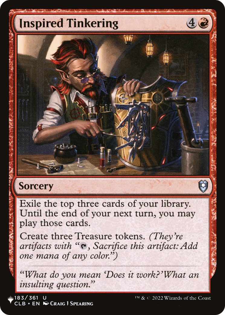 Inspired Tinkering [The List] | Enigma On Main
