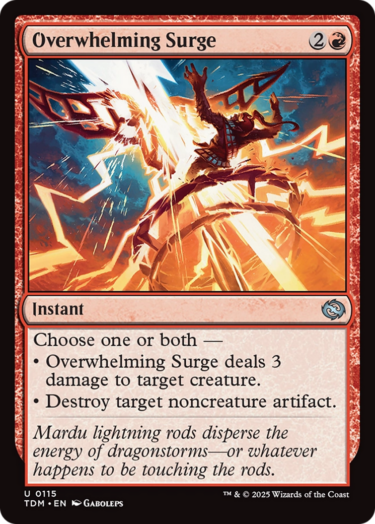 Overwhelming Surge [Tarkir: Dragonstorm] | Enigma On Main