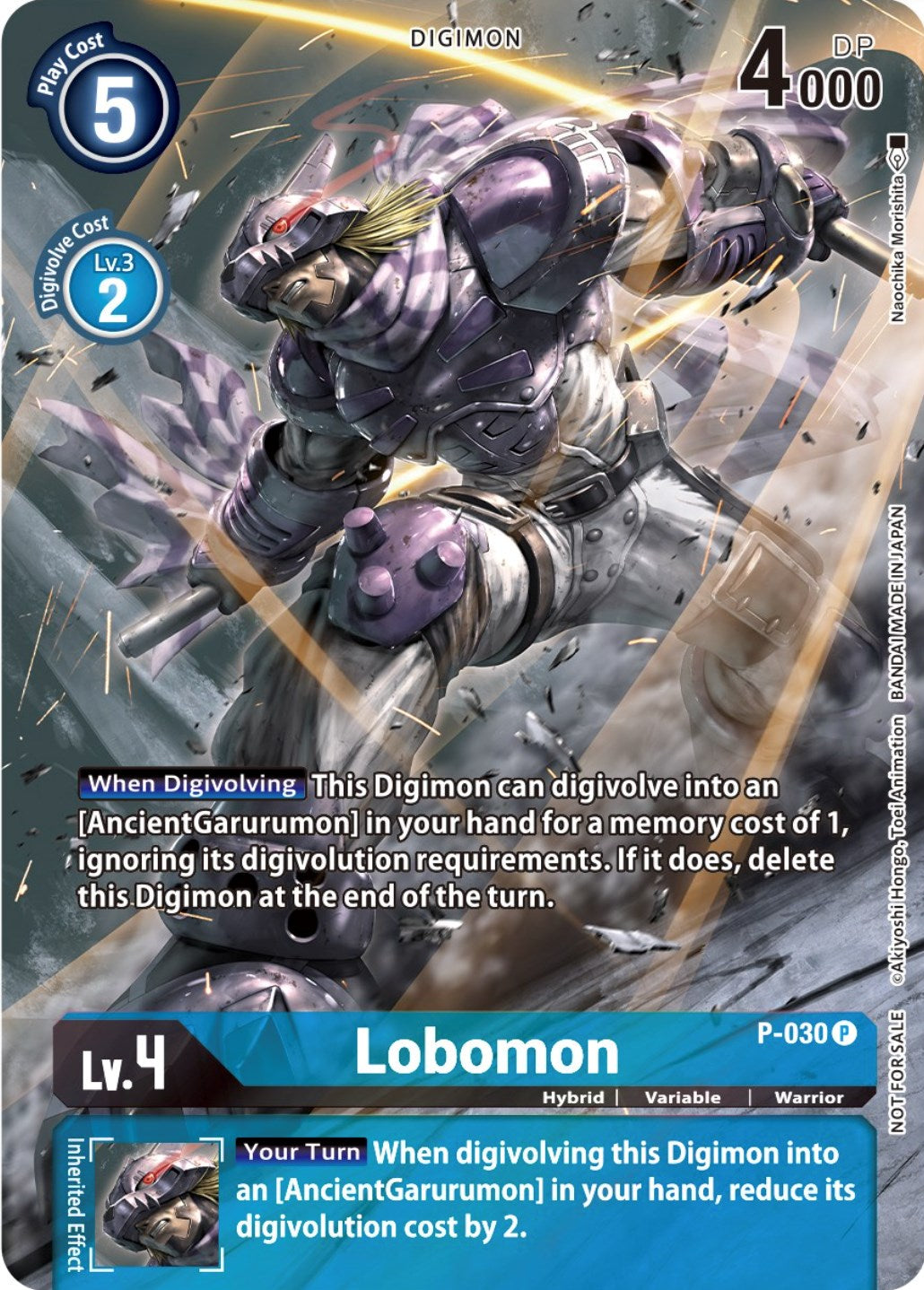 Lobomon [P-030] (2nd Anniversary Frontier Card) [Promotional Cards] | Enigma On Main