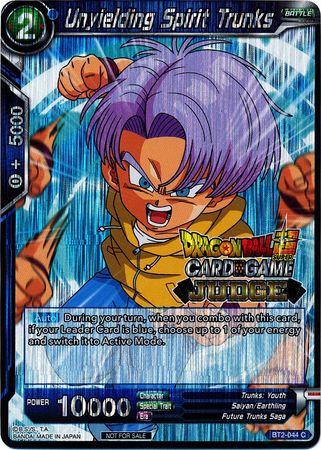 Unyielding Spirit Trunks (BT2-044) [Judge Promotion Cards] | Enigma On Main