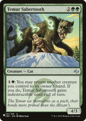 Temur Sabertooth [The List] | Enigma On Main