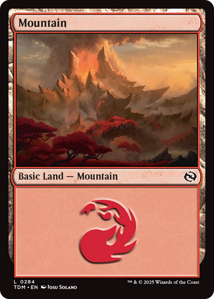 Mountain (0284) [Tarkir: Dragonstorm] | Enigma On Main