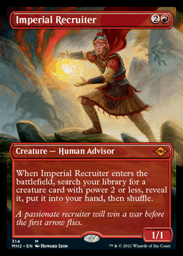 Imperial Recruiter (Borderless Alternate Art) [Modern Horizons 2] | Enigma On Main