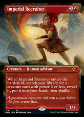 Imperial Recruiter (Borderless Alternate Art) [Modern Horizons 2] | Enigma On Main