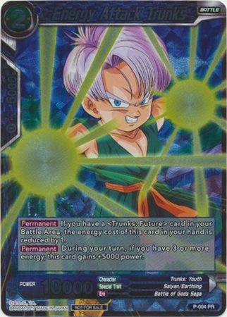 Energy Attack Trunks (P-004) [Promotion Cards] | Enigma On Main