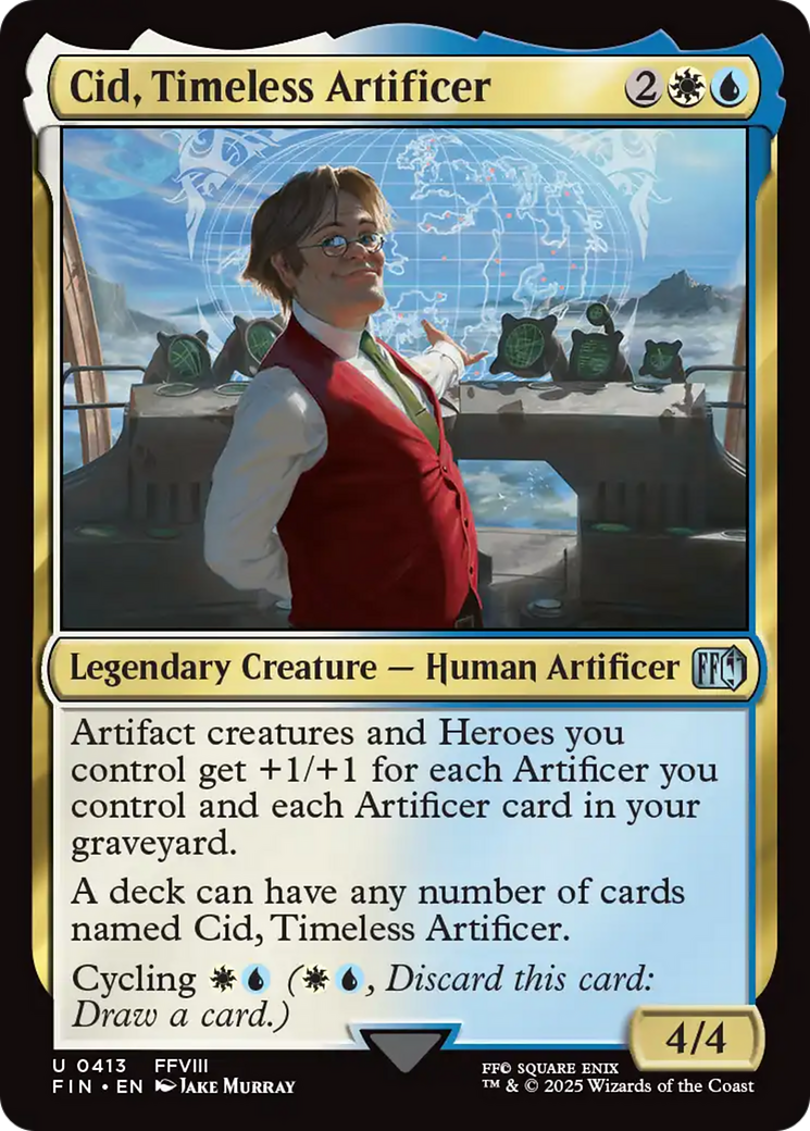 Cid, Timeless Artificer (0413) [FINAL FANTASY] | Enigma On Main