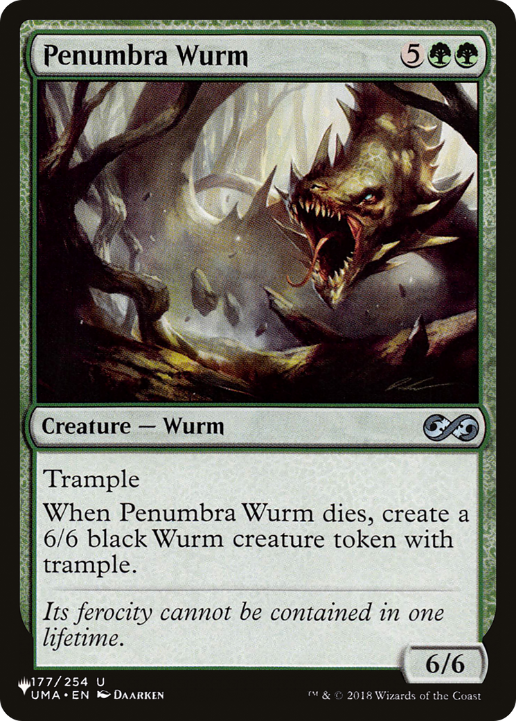 Penumbra Wurm [The List] | Enigma On Main