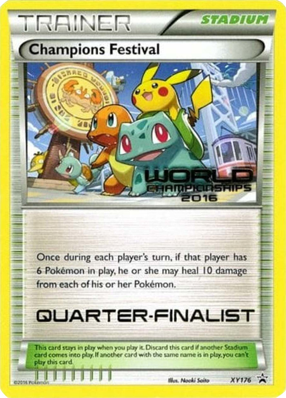 Champions Festival (XY176) (2016 Quarter Finalist) [XY: Black Star Promos] | Enigma On Main