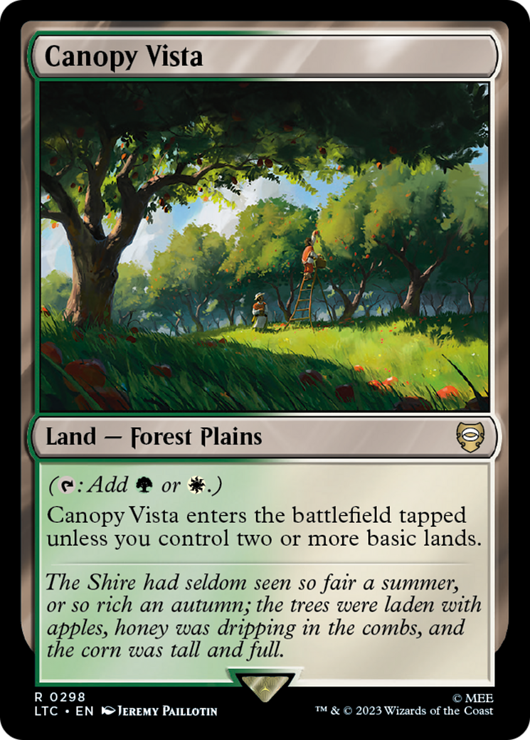 Canopy Vista [The Lord of the Rings: Tales of Middle-Earth Commander] | Enigma On Main