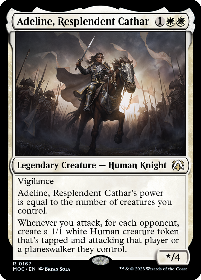 Adeline, Resplendent Cathar [March of the Machine Commander] | Enigma On Main