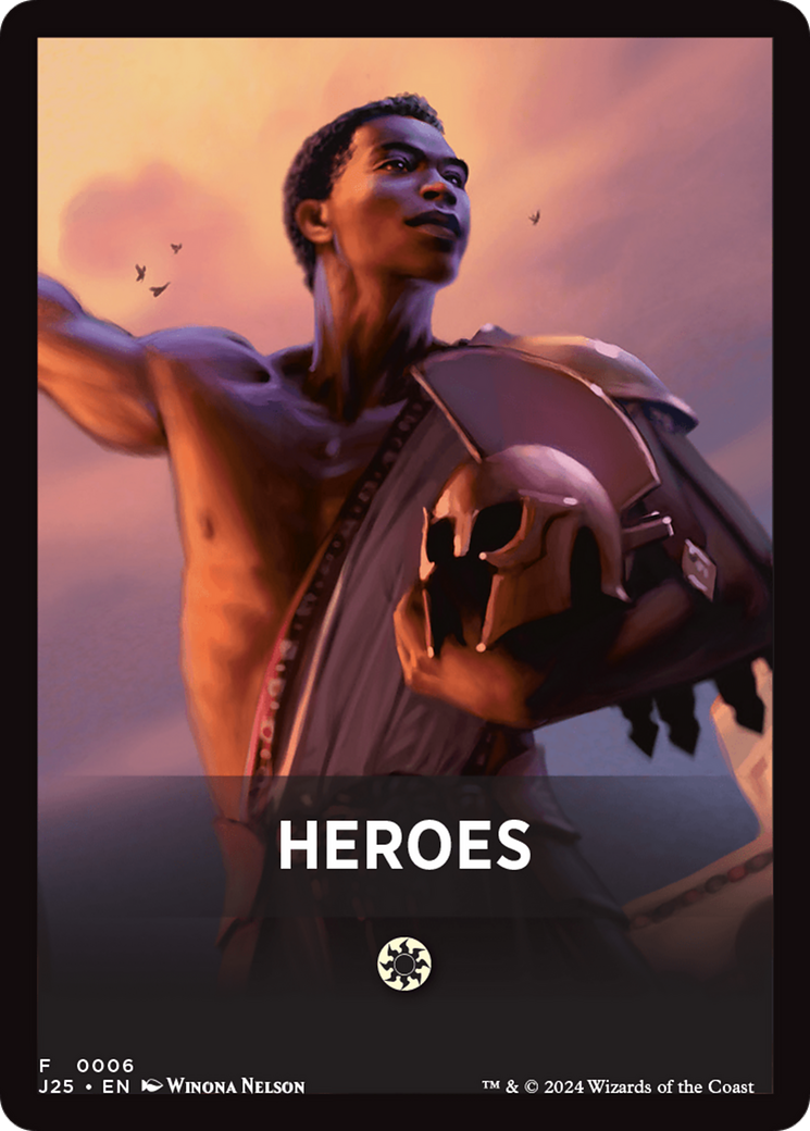 Heroes Theme Card [Foundations Jumpstart Front Cards] | Enigma On Main