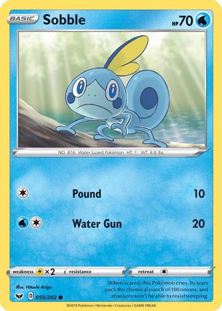 Sobble (055/202) (Premium Collection) [Sword & Shield: Base Set] | Enigma On Main