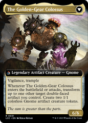 Tetzin, Gnome Champion // The Golden-Gear Colossus (Extended Art) [The Lost Caverns of Ixalan Commander] | Enigma On Main