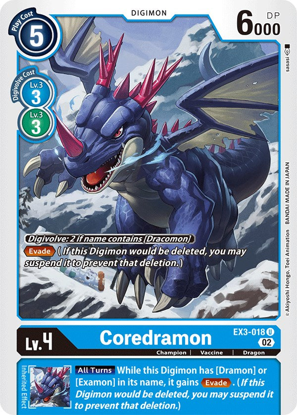 Coredramon [EX3-018] [Draconic Roar] | Enigma On Main