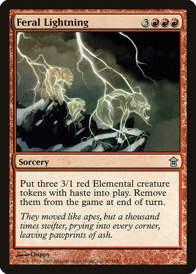 Feral Lightning [Saviors of Kamigawa] | Enigma On Main