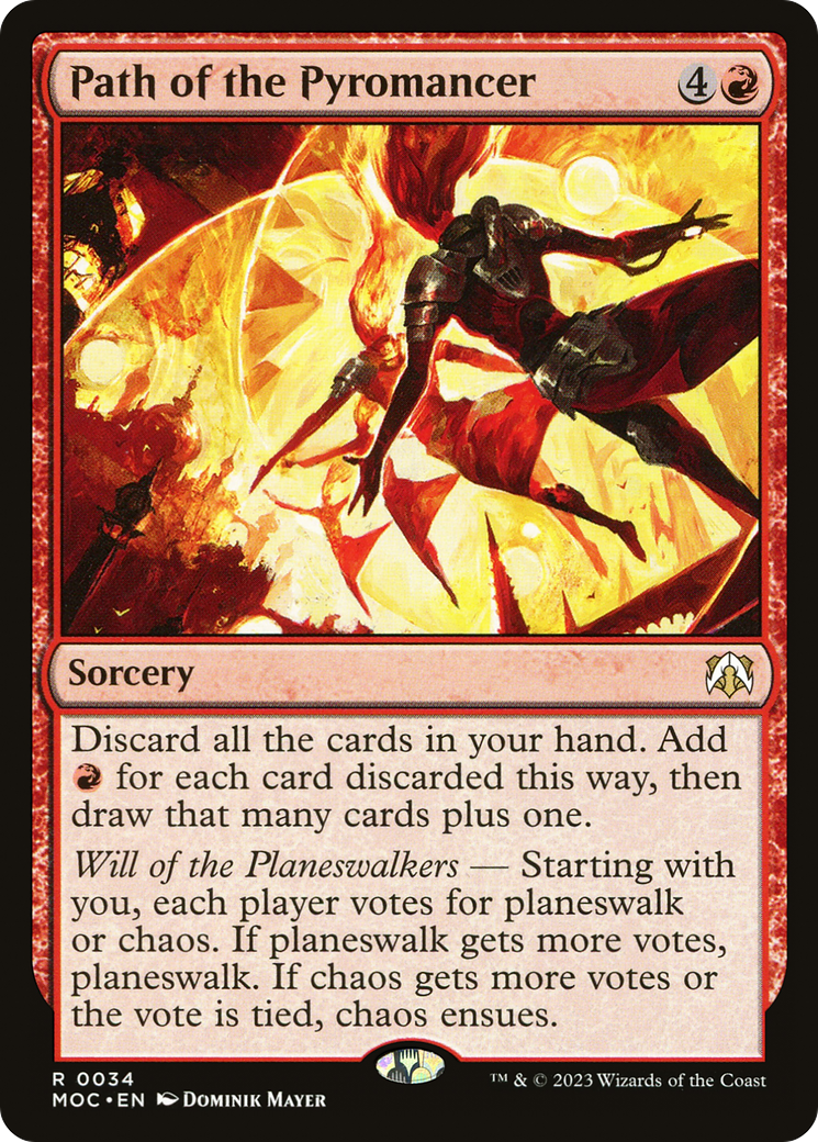 Path of the Pyromancer [March of the Machine Commander] | Enigma On Main